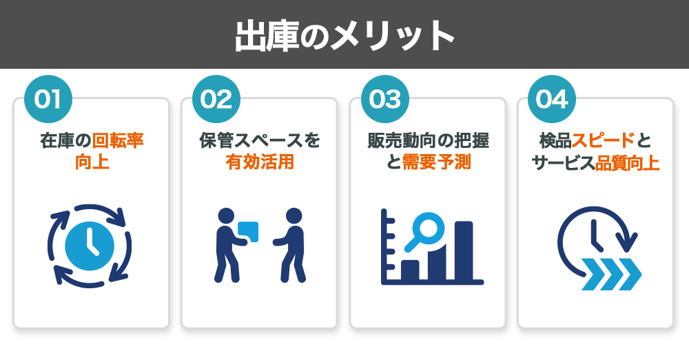 出庫のメリット